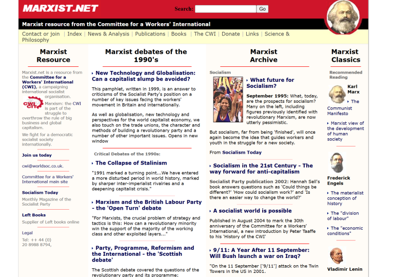 Marxist.net – Marxist resource from the Committee for a Workers ...